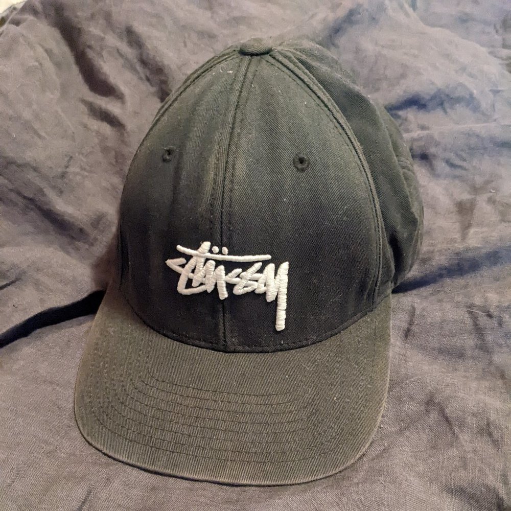 Stussy hat snapback black